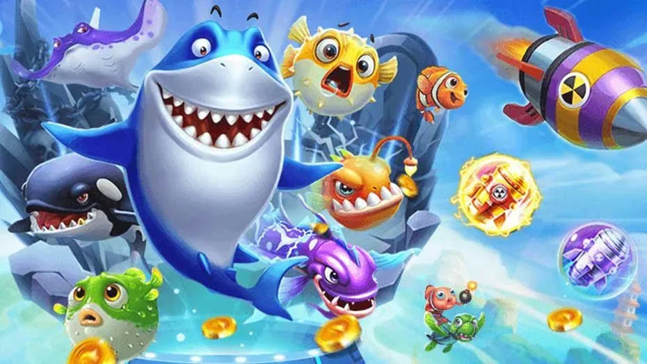 Adegan aksi permainan tembak ikan di BANDIT4D
