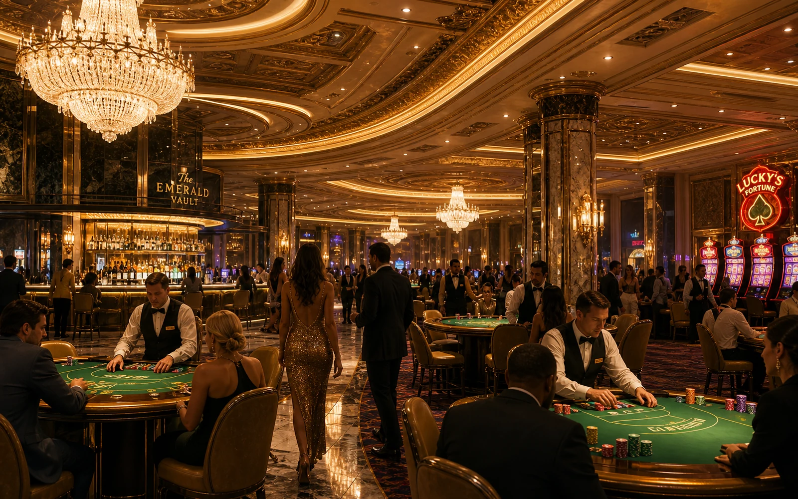 Tampilan kategori permainan casino di BANDIT4D