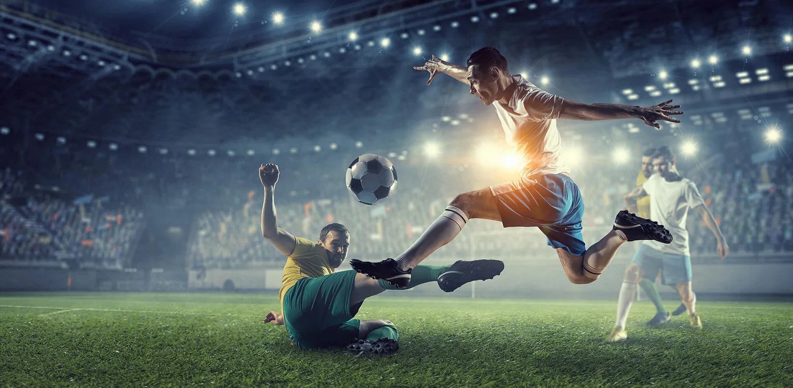 Aksi olahraga untuk pilihan pertandingan dan liga